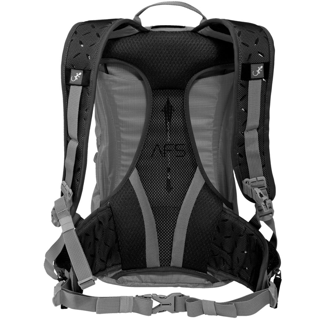 Active 12 – 12L backpack with stretch mesh back and helmet holder