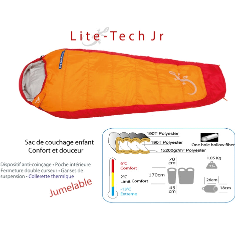 LiteTech Junior – Sac de couchage pour enfants