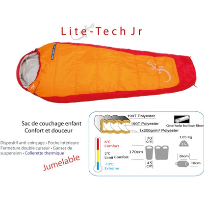 LiteTech Junior – Sac de couchage pour enfants