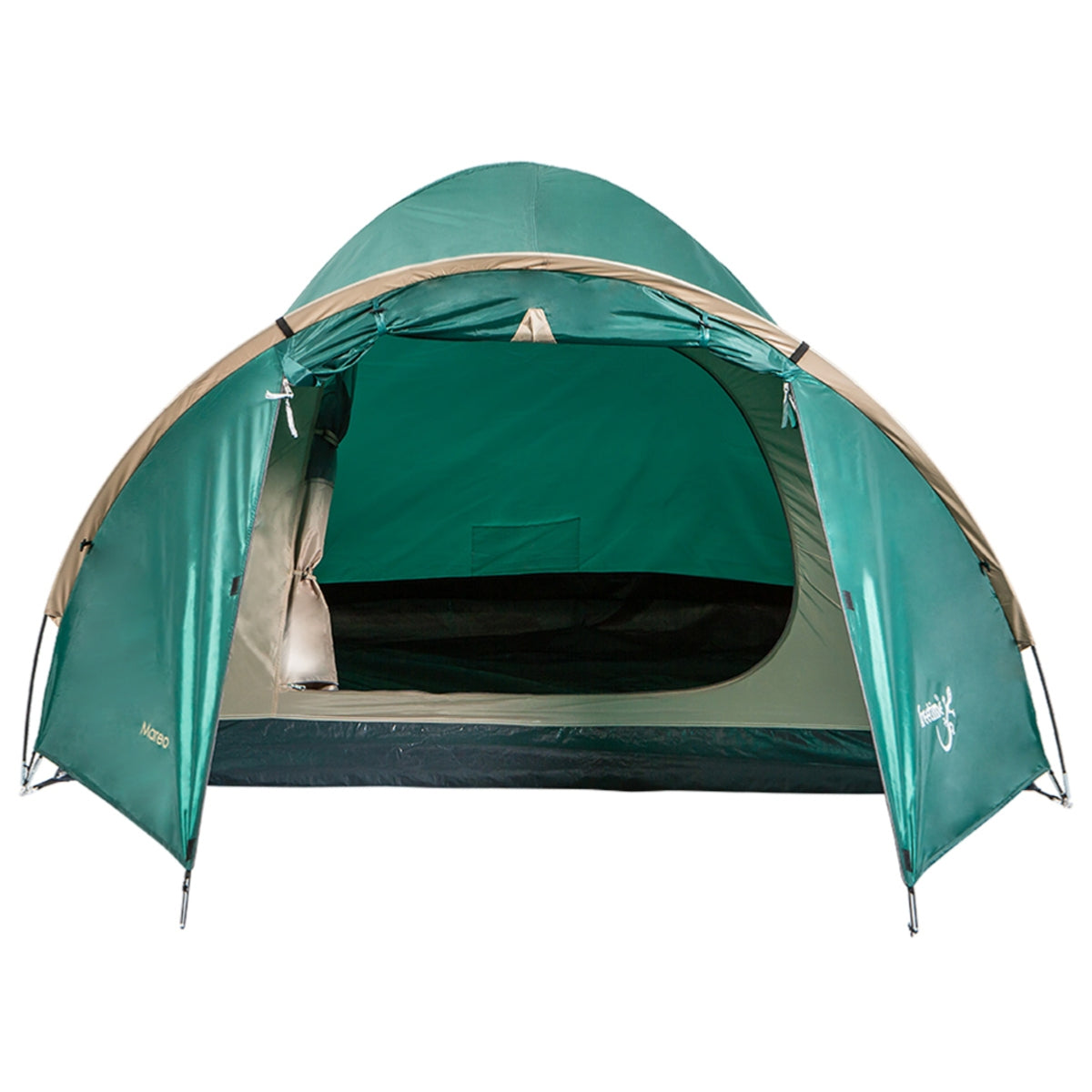 Mareo - 4 person dome tent with large extension