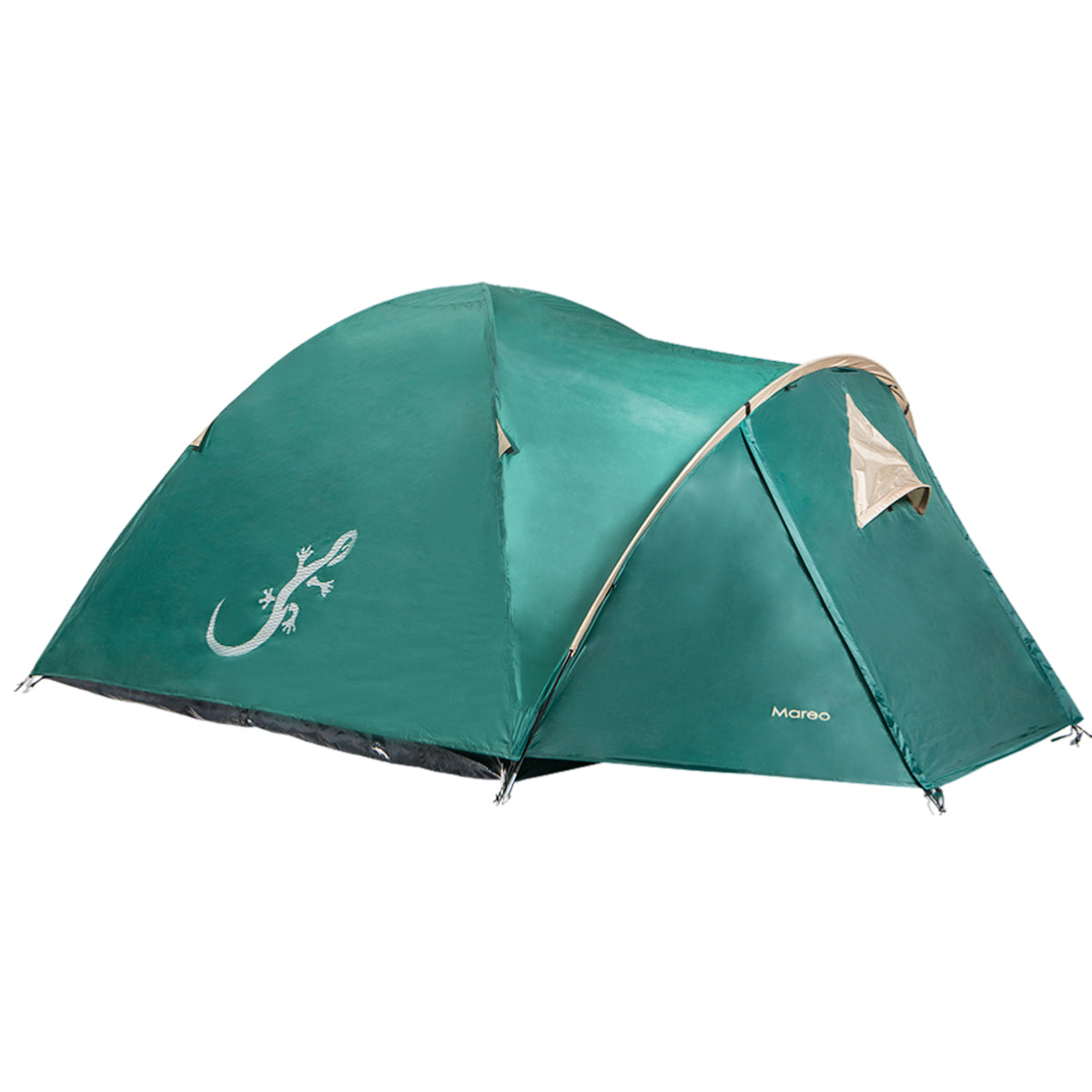 Mareo - 4 person dome tent with large extension