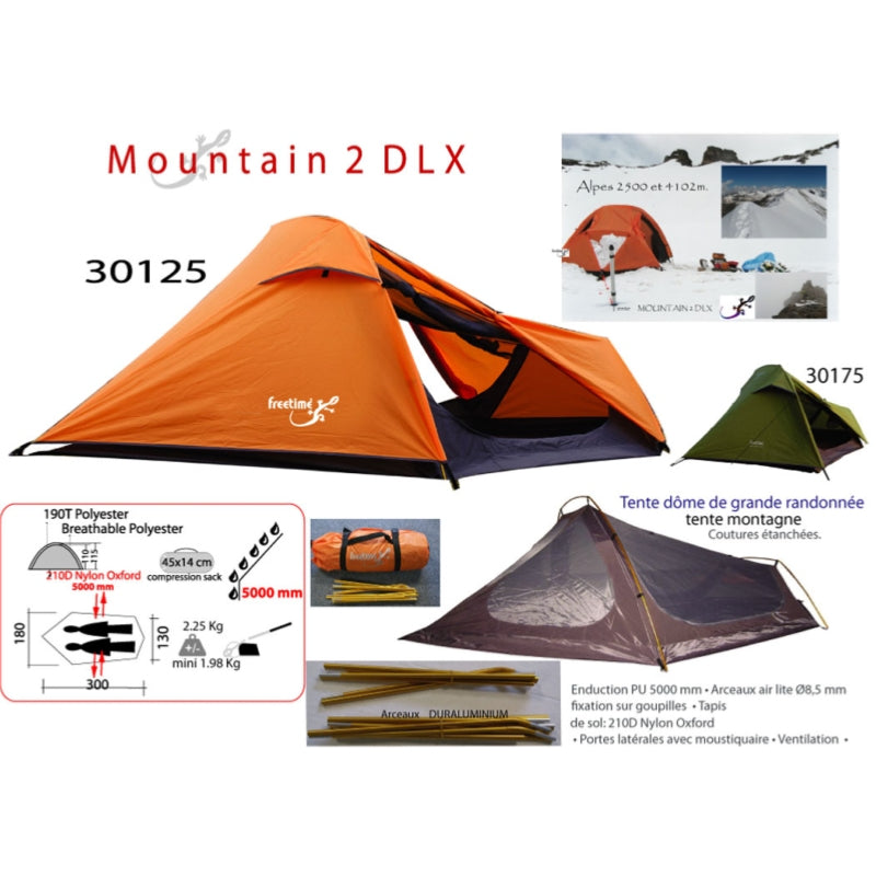 Mountain 2DLX – Lightweight 2-person tent